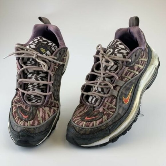 Nike Air Max 98 AOP Camo Mens Size 12 AQ4130-200 Rare - Picture 2 of 12